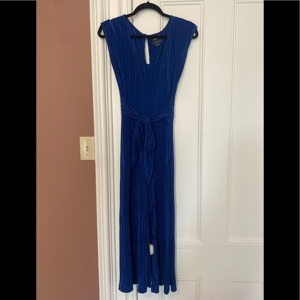 Anthropologie Maeve blue jumpsuit size 6
